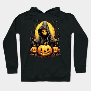 Eerie Halloween Ghoul Art Hoodie